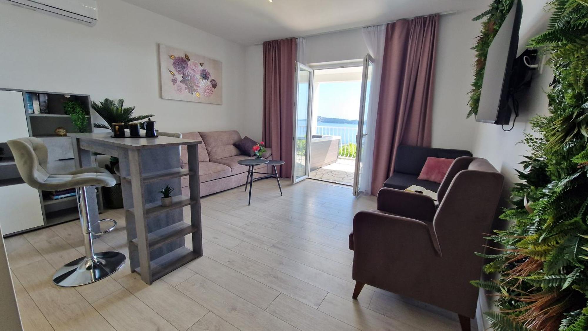 Arba Seaview Residences Apartments Mlini Extérieur photo